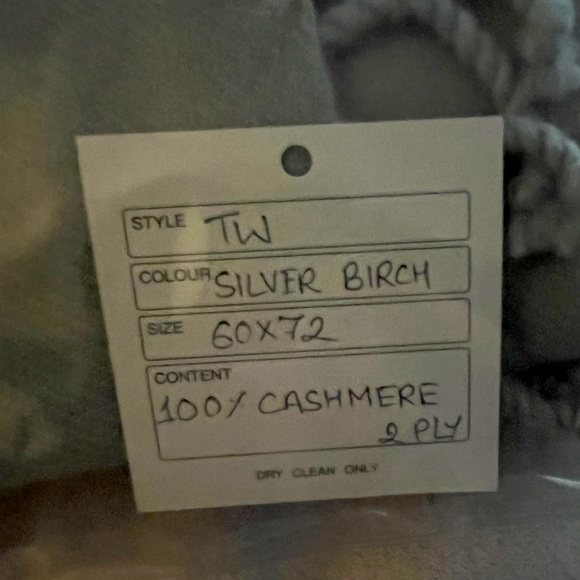 ANICHINI 100% Cashmere Throw - Picture 2 of 2